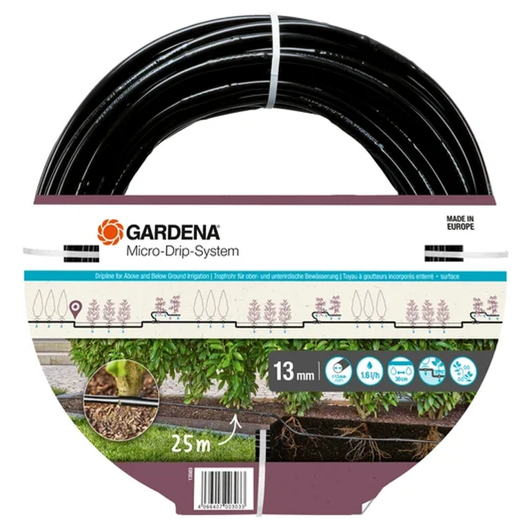 Linia kroplująca 13 mm (1/2"), naziemna / podziemna (25 m)